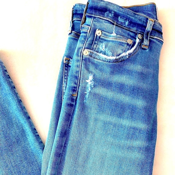 Agolde Sophie Hi Rise Distressed Jeans - Picture 7 of 13